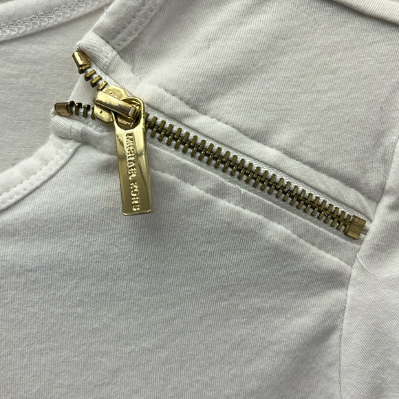 Michael Kors White Long Sleeved Shirt Size Medium - Picture 4 of 11